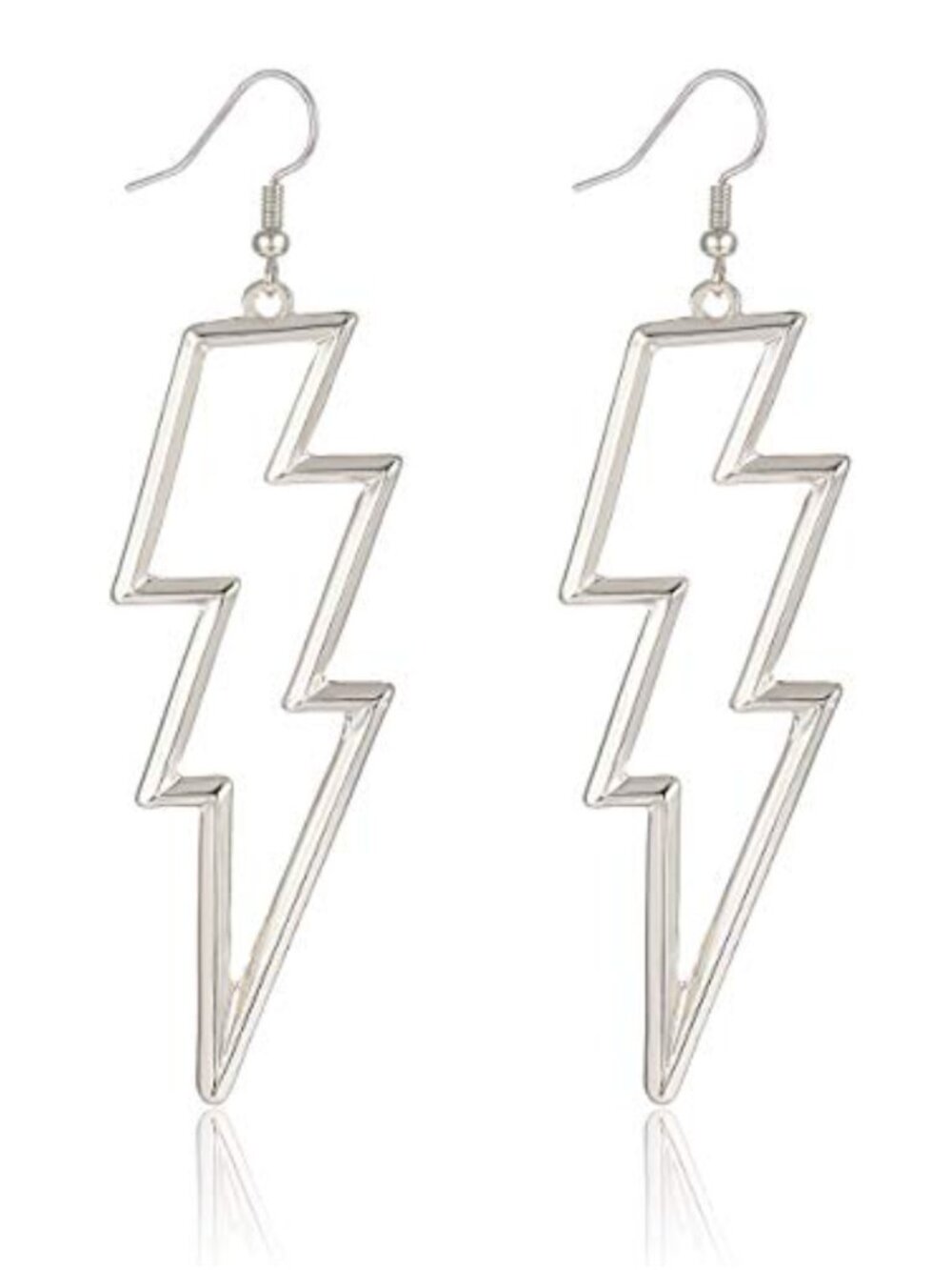 Lightning Bolt Drop Dangle Earrings Statement Flash Thunder Hook Punk Fashion